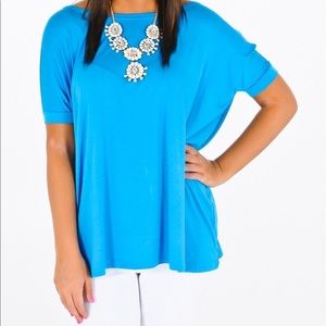 Light Blue Piko 1988 Bamboo Top💙